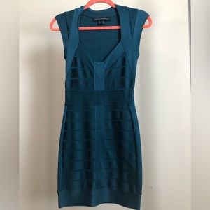 French Connection Bodycon teal size 4